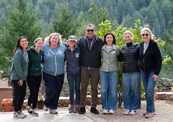 Santa Cruz County Animal Shelter Foundation board members at their 2025 leadership retreat