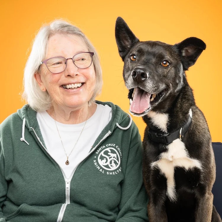 Sally Wing with Otto